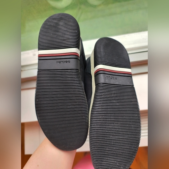 Osklen women's Black Leather Sneakers Sz US 8 Eu 39 - Picture 9 of 9